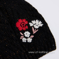 Embroidery Knitted Beanie for women